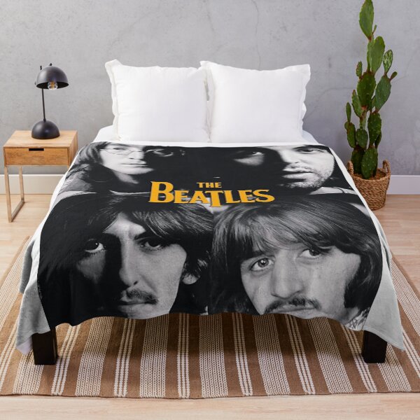 Item preview, All Member Collage The Beatles Black and White designed and sold by telezahens.