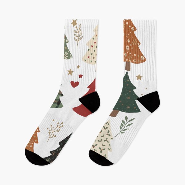 Item preview, Rustic Farmhouse Christmas Trees Folk Holiday designed and sold by GiriaGallery.