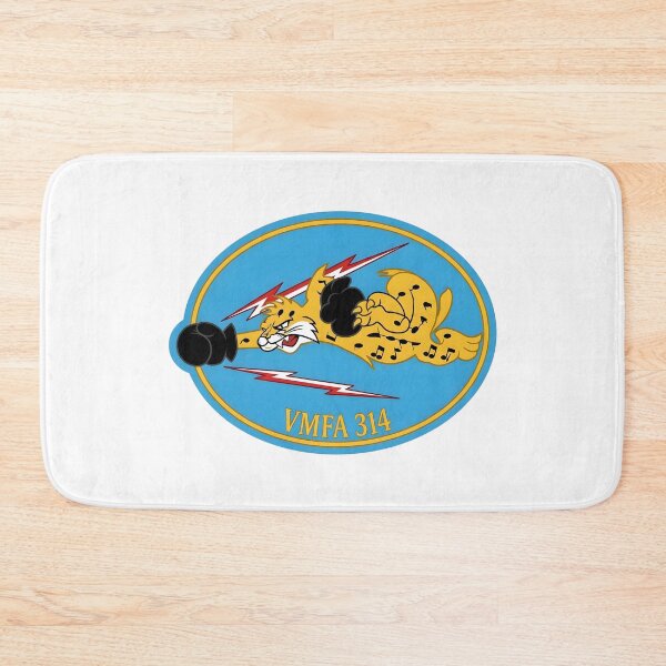 Item preview, USMC VMFA-314 "Black Knights" Squadron Patch designed and sold by CharlieDesings.