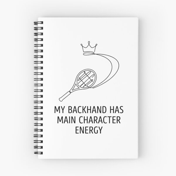 Item preview, My Backhand Has Main Character Energy designed and sold by RunningWhiskers.
