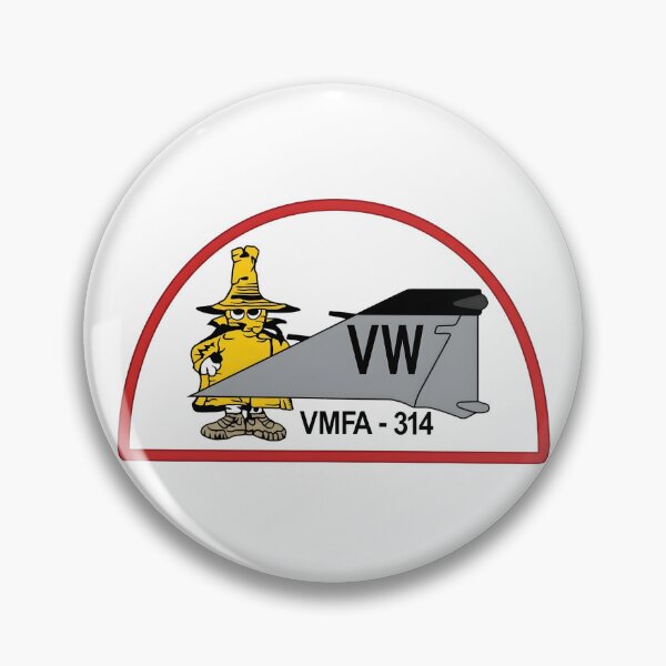 Item preview, USMC VMFA-314 "Black Knights" Tail Flash Patch designed and sold by CharlieDesings.