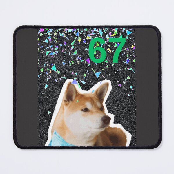 Item preview, Funny dog 67 graphic design shirt designed and sold by Viktoriia78.