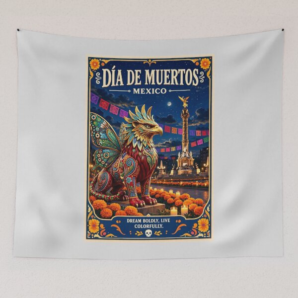 Item preview, Alebrije Día de Muertos Mexico — Guardian of the Unknown designed and sold by DibujandoPorfa.