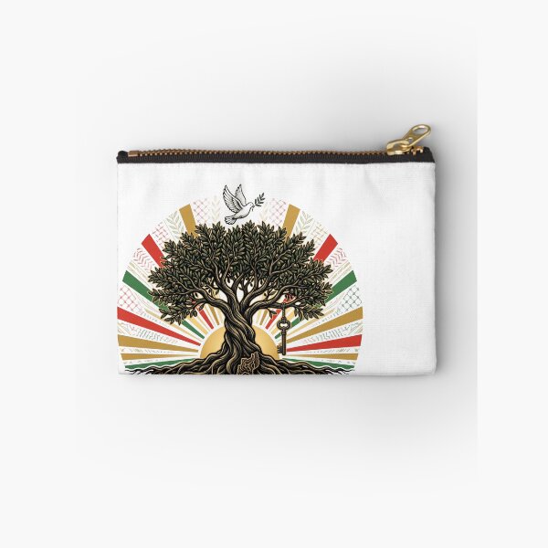 Item preview, Palestine Olive Tree Key of Return Dove designed and sold by ZIARA-CLOTHING.