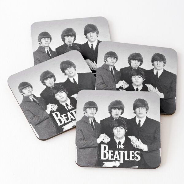 Item preview, Black and White Beatles Style Photo Poster designed and sold by telezahens.
