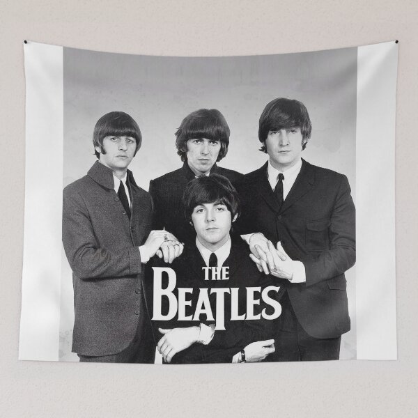 Item preview, Black and White Beatles Style Photo Poster designed and sold by telezahens.