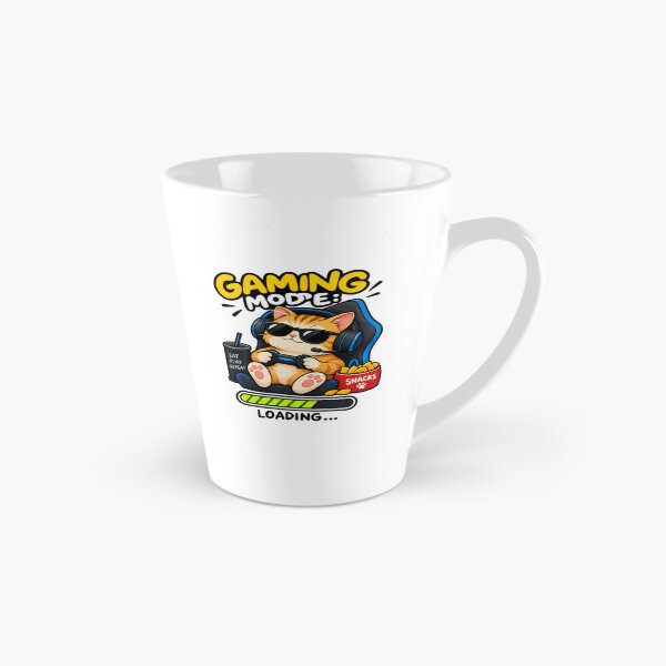 Item preview, Gaming Mode Cat Loading Funny Gamer Design designed and sold by Artbysarmina.