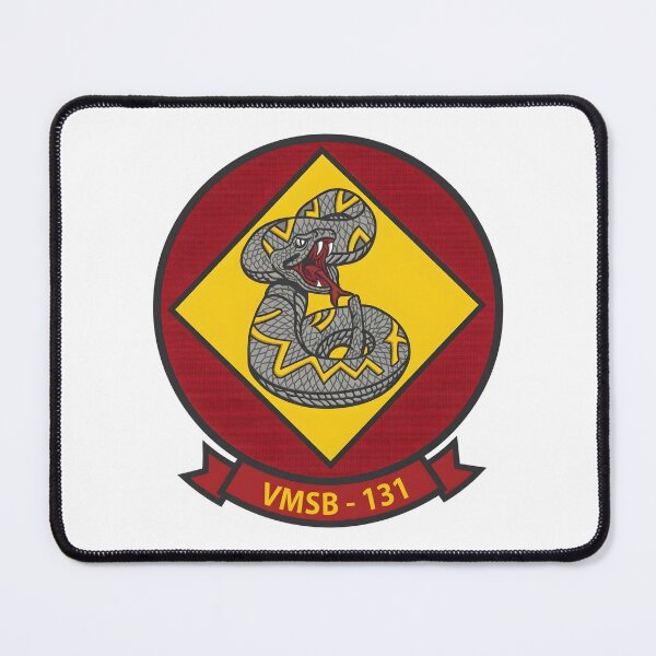 Item preview, USMC VMSB-131 "Diamondbacks" WWII Squadron Patch designed and sold by CharlieDesings.