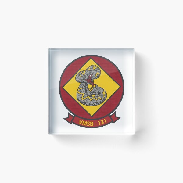 Item preview, USMC VMSB-131 "Diamondbacks" WWII Squadron Patch designed and sold by CharlieDesings.