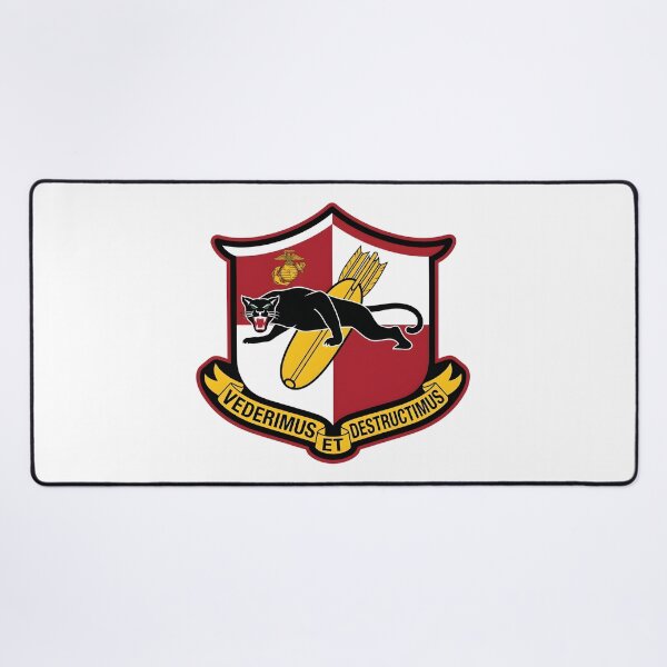 Item preview, USMC VMA-223 "Bulldogs" Historical Panther Shield Patch designed and sold by CharlieDesings.