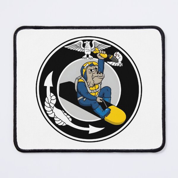 Item preview, USMC VMA-223 "Bulldogs" WWII Bomb Riding Emblem Patch designed and sold by CharlieDesings.