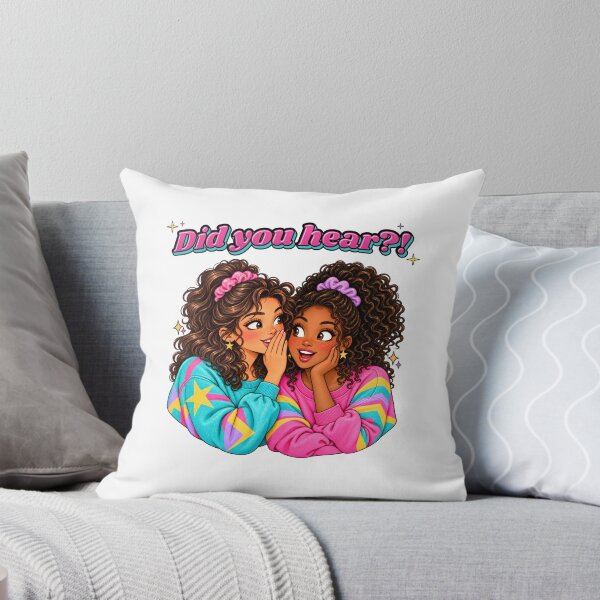 Item preview, Did You Hear Besties Retro 80s Best Friends Gossip designed and sold by Sandy's Cheeky Studio.