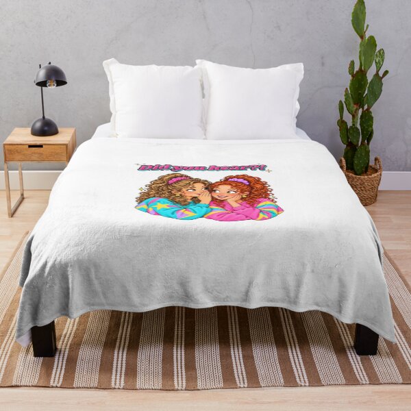 Item preview, Did You Hear Redhead and Blonde Besties Retro 80s designed and sold by Sandy's Cheeky Studio.