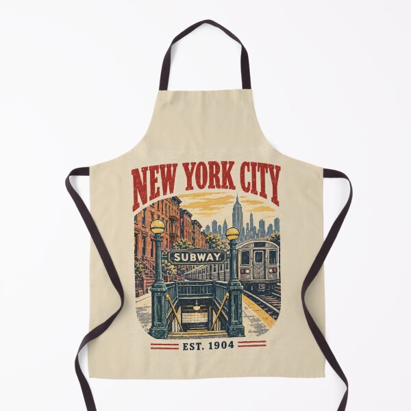Item preview, New York City Subway Vintage Travel Poster Est. 1904 Retro NYC designed and sold by Globalcitytees.