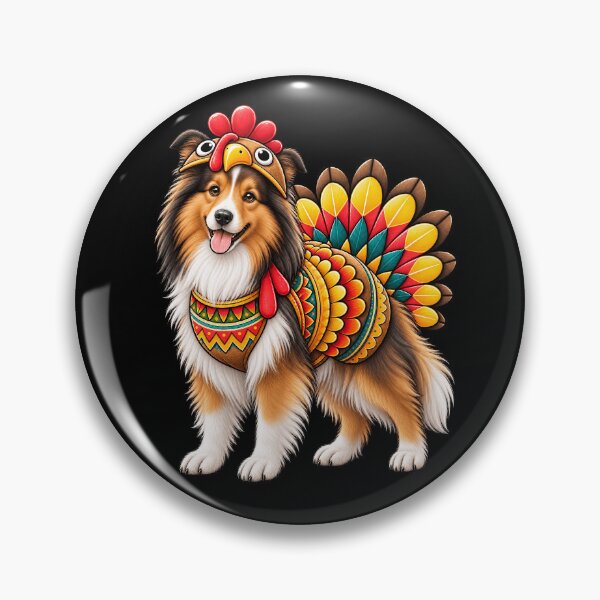 Item preview, Funny Shetland Sheepdog Turkey Costume Thanksgiving Dog Lover designed and sold by rafaeltto.
