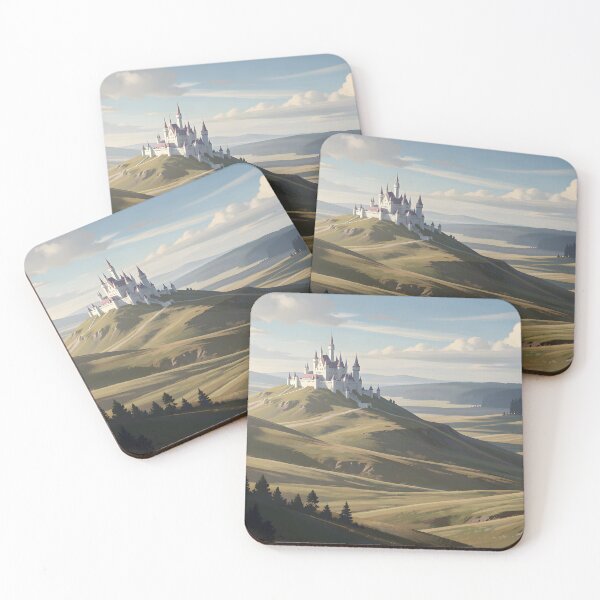 Item preview, Enchanted Castle on the Plains at the Edge of a Dark Forest designed and sold by Fanta-sticky.