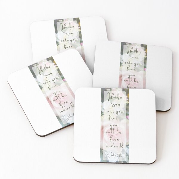 Item preview, If the Son sets you free, you will be free indeed John 8:36 designed and sold by Alice the Wonderer.