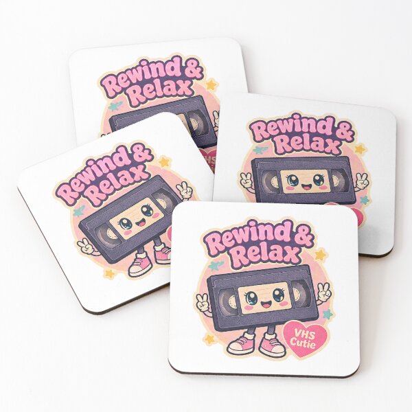 Item preview, VHS Cutie Retro Kawaii Video Lover Gift Rewind And Relax designed and sold by Artycom.