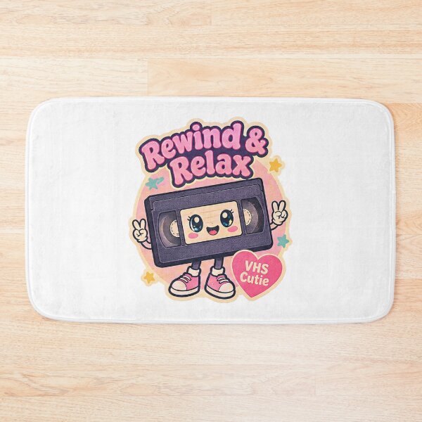 Item preview, VHS Cutie Retro Kawaii Video Lover Gift Rewind And Relax designed and sold by Artycom.