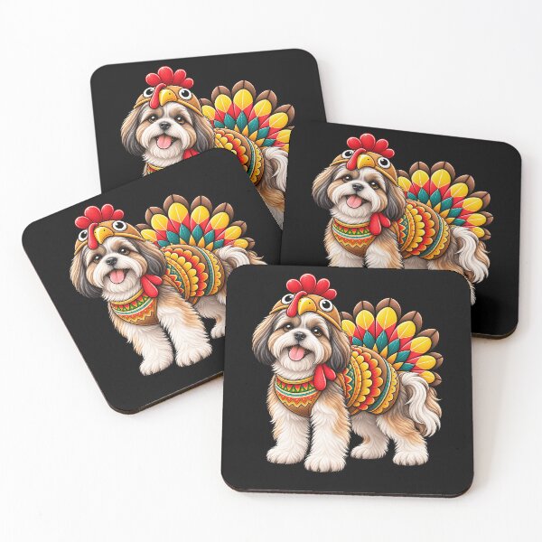 Item preview, Funny Shih Tzu Turkey Costume Thanksgiving Dog Lover designed and sold by rafaeltto.