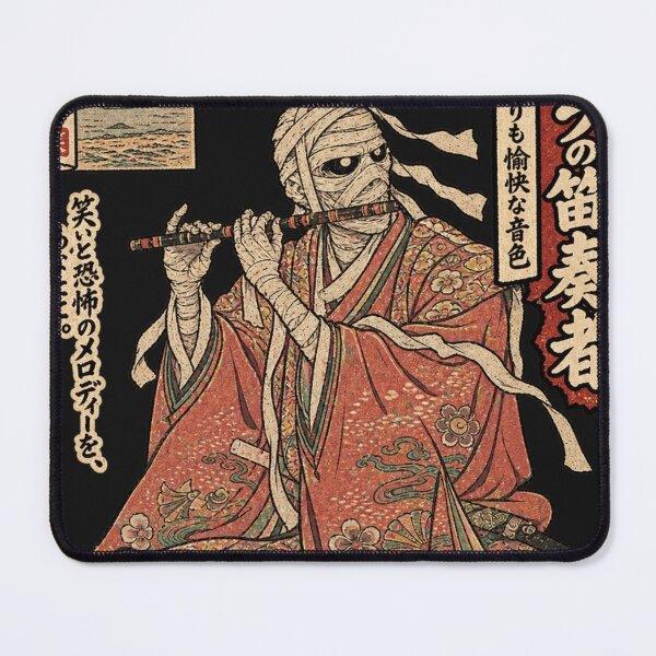 Item preview, Ukiyo-e Mummy Flute Player Japanese Horror designed and sold by BRTHRCNK01.