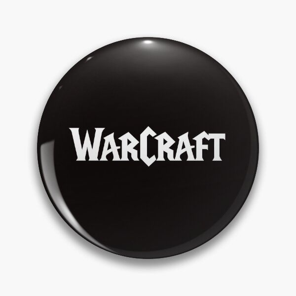 Item preview, Emblema tipográfico del logotipo de Warcraft designed and sold by mokopuniarts.
