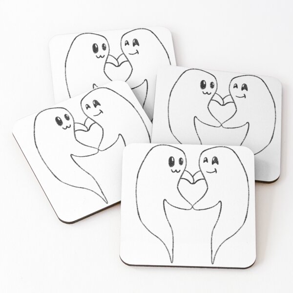 Item preview, Ghosts Making a Heart designed and sold by MigginsShop.