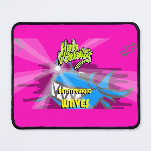 Item preview, Bathypelagic Waves (mauve) designed and sold by Herb-Mentality.