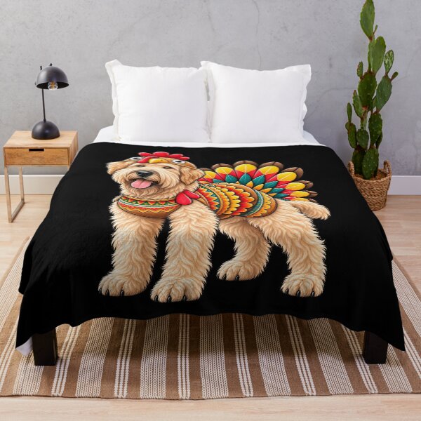 Item preview, Funny Soft Coated Wheaten Terrier Turkey Costume Thanksgiving Dog Lover designed and sold by rafaeltto.