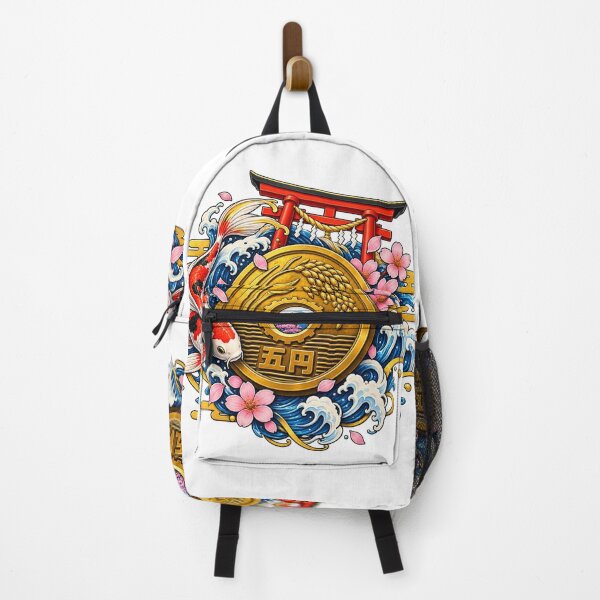 Item preview, Golden Koi and Five Yen Emblem - Japanese Goen Lucky Coin designed and sold by 4U---Store.
