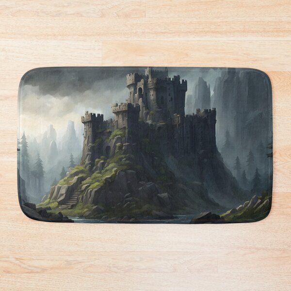 Item preview, Castle Hewn From Stone in a Deep Dark Forest designed and sold by Fanta-sticky.