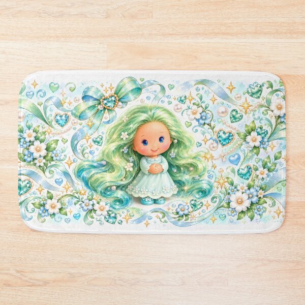 Item preview, Cute green sunny peek with flowers designed and sold by LLSwiss.