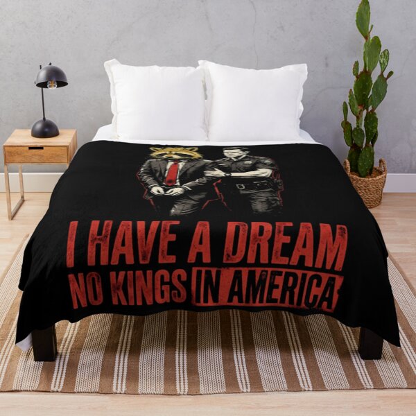 Item preview, I Have A Dream No Kings Raccoon Arrest Political Satire designed and sold by Jessi-Scott-Art.