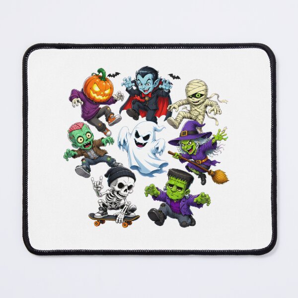 Item preview, Cute Halloween Monsters Dab Dance Party designed and sold by MLETEM-P.