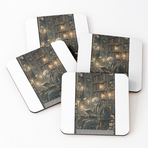 Item preview, The Reader Tarot Card Sticker | Bookish Tarot designed and sold by rallyandthread.