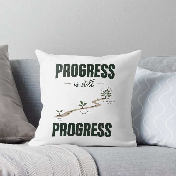 Item preview, Progress Is Still Progress – Motivational Quote Typography designed and sold by Amsafjol.