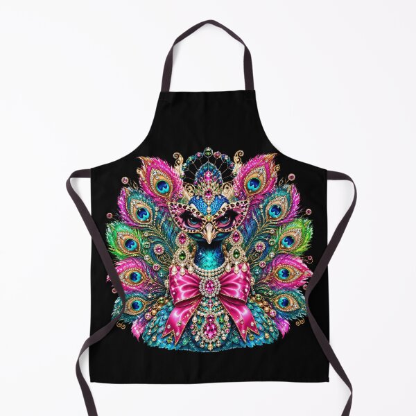 Item preview, Glam Rhinestone Colorful Peacock designed and sold by SeasonalChic.