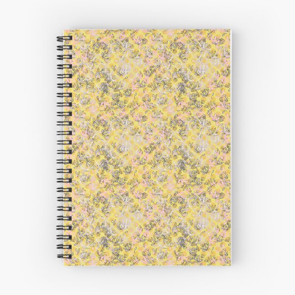 Artikelvorschau, Ringelblumengelber, verspielter Blumenprint, handgezeichnetes botanisches Bandana-Motiv entworfen und verkauft von FaireWaveArt.