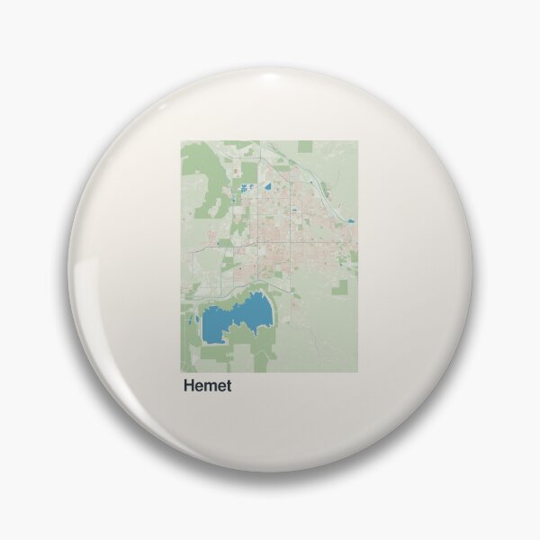 Item preview, Hemet Minimalistic Map Art designed and sold by MapsNerd.