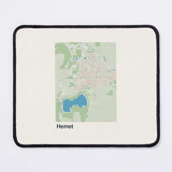 Item preview, Hemet Minimalistic Map Art designed and sold by MapsNerd.