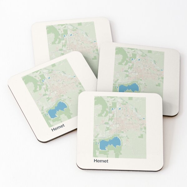 Item preview, Hemet Minimalistic Map Art designed and sold by MapsNerd.
