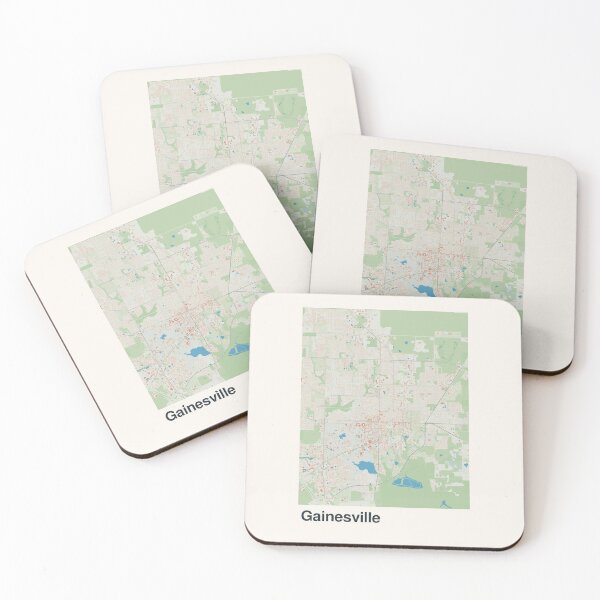 Item preview, Gainesville Minimalistic Map Art designed and sold by MapsNerd.