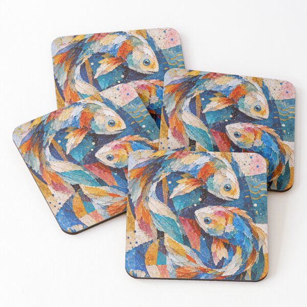 Item preview, Pisces Zodiac Painting – Mystical Astrology Artwork designed and sold by GalleryKauffeld.