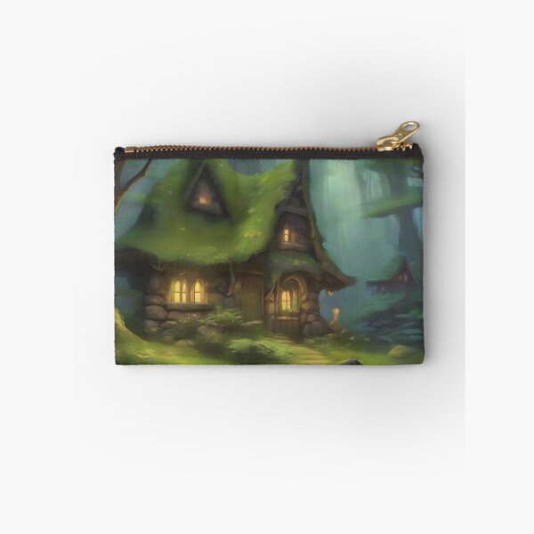 Item preview, Druid Cottage Deep in Dark, Enchanted Forest designed and sold by Fanta-sticky.