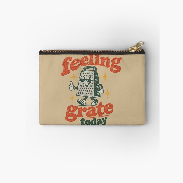 Item preview, Feeling Grate Today - Funny Cheese Grater Vintage Cartoon Design designed and sold by Douglystuff.