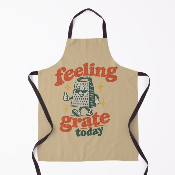 Item preview, Feeling Grate Today - Funny Cheese Grater Vintage Cartoon Design designed and sold by Douglystuff.