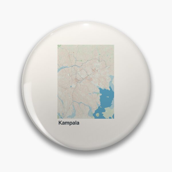 Item preview, Kampala Minimalistic Map Art designed and sold by MapsNerd.
