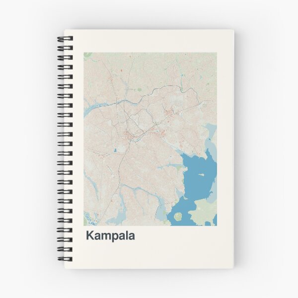 Item preview, Kampala Minimalistic Map Art designed and sold by MapsNerd.