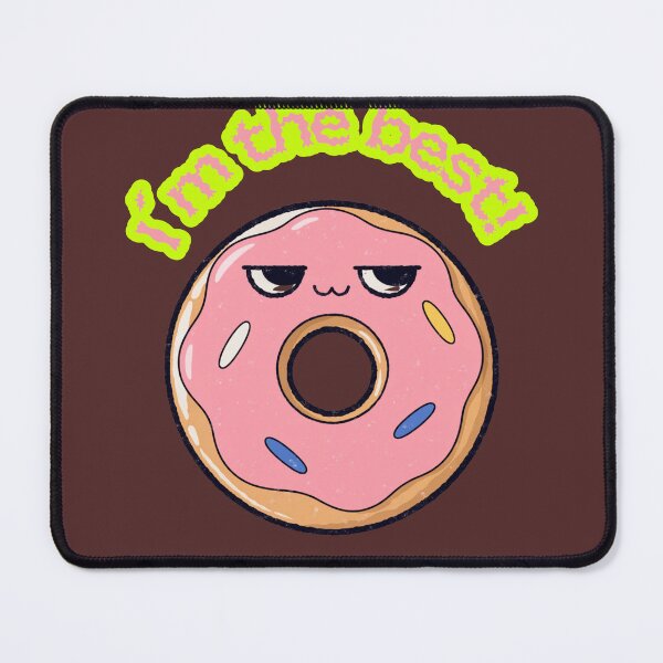 Item preview, Donut Worry – Funny Sassy Pink Donut Cute Dessert Pun designed and sold by Mousy17.