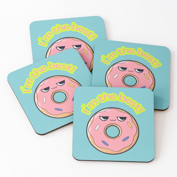 Item preview, Donut Worry – Funny Sassy Pink Donut Cute Dessert Pun designed and sold by Mousy17.